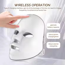 Mascarilla LED Facial de Silicona SKINLUMA GLOW